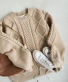 【フリークスストア/FREAK'S STORE】のビックシルエット ケーブルニット プルオーバー【限定展開】 25AW 人気、トレンドファッション・服の通販 founy(ファニー) ファッション Fashion レディースファッション Fashion for Women トップス・カットソー Cut & Sew Tops ニット Knit Tops & Sweaters カジュアルプルオーバー・ニットトップス Pullovers & Knit Tops / Casual Pullovers 2025年 2025 2025-2026秋冬・A/W Autumn/Winter 2025–26 AW25–26 冬 Winter / This Winter おすすめ Recommended / Our Picks カーゴパンツ Cargo Pants, Utility Pants ショルダー Shoulder, Shoulder Strap スニーカー Sneakers, Trainers タートル Turtleneck, Turtle Collar デニム Denim, Jeans Material ドロップ Drop Shoulder, Dropped Style ビッグ Big, Oversized ベーシック Basic, Essential リラックス Relax, Relaxed Fit ワイド Wide, Wide Fit 人気 Popular, Best Seller A/W・秋冬 Autumn/Winter thumbnail ベージュ|ID: prp329100004763503 ipo3291000000034482316