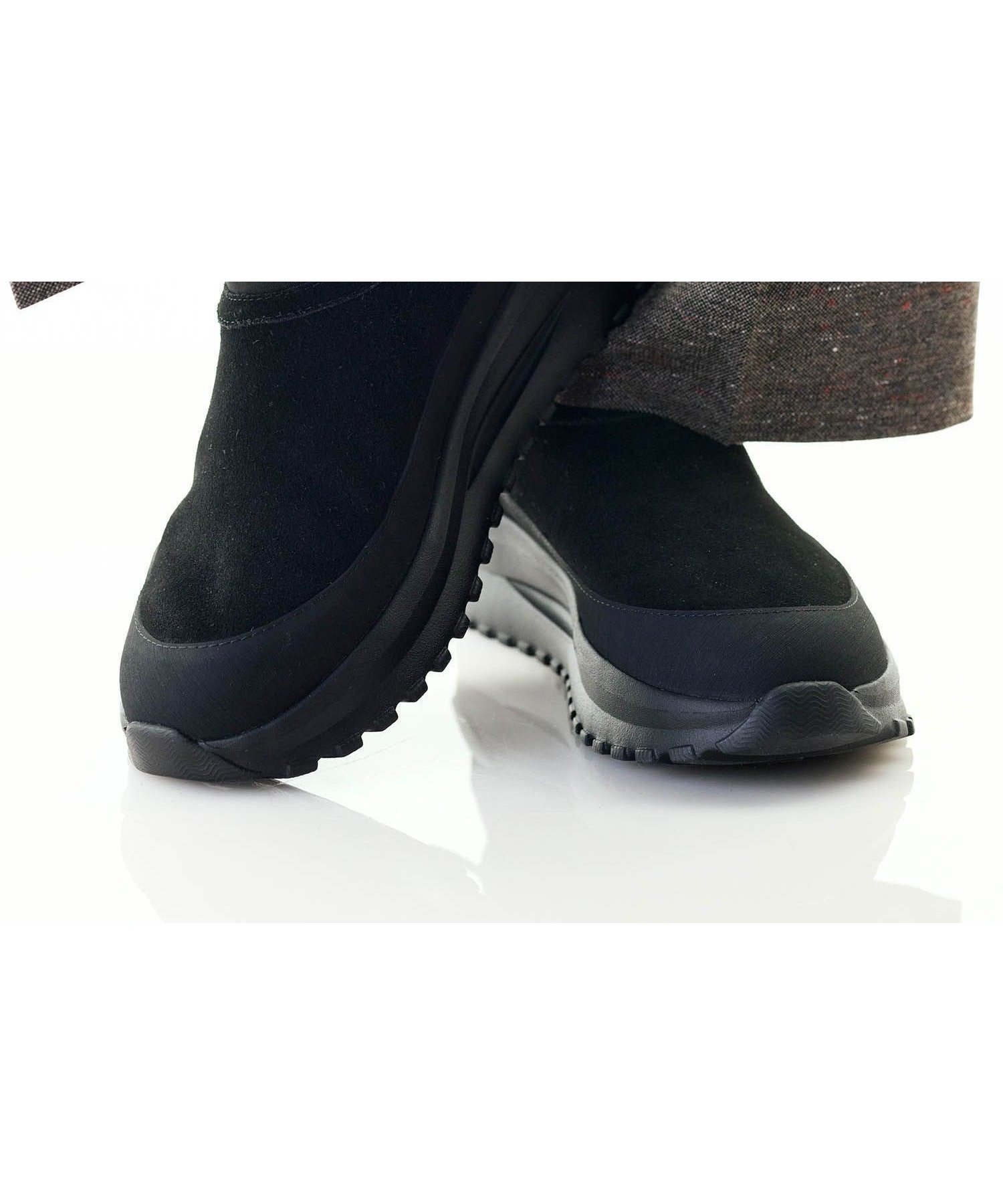 【アダム エ ロペ/ADAM ET ROPE'】の【HUNTER for ADAM ET ROPE 】別注 TRAVEL FLOW SUEDE TRAINER インテリア・キッズ・メンズ・レディースファッション・服の通販 founy(ファニー) ファッション Fashion レディースファッション Fashion for Women シューズ Shoes, Footwear ソックス Socks, Hosiery フィット Fit, Slim Fit フロント Front, Front Design 別注 Limited Edition, Custom Order モノトーン Monotone, Black and White リアル Real, Realistic A/W・秋冬 Autumn/Winter 旅行 Travel 2025年 2025 2025春夏・S/S Spring/Summer 2025 SS25 2026年 2026 ブラック(01)|ID: prp329100004763531 ipo3291000000034482665