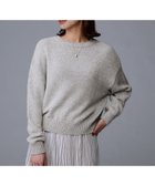 【アンタイトル/UNTITLED】の【セットアップ可能/ゆったりサイズ】ラメニットプルオーバー ライトグレー|ID: prp329100004763532 ipo3291000000034557778