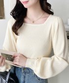 【モーメントプラス/moment+ / MEN】の12Gスクエアネックタックスリーブニットプルオーバー アイボリー|ID: prp329100004763572 ipo3291000000034613591