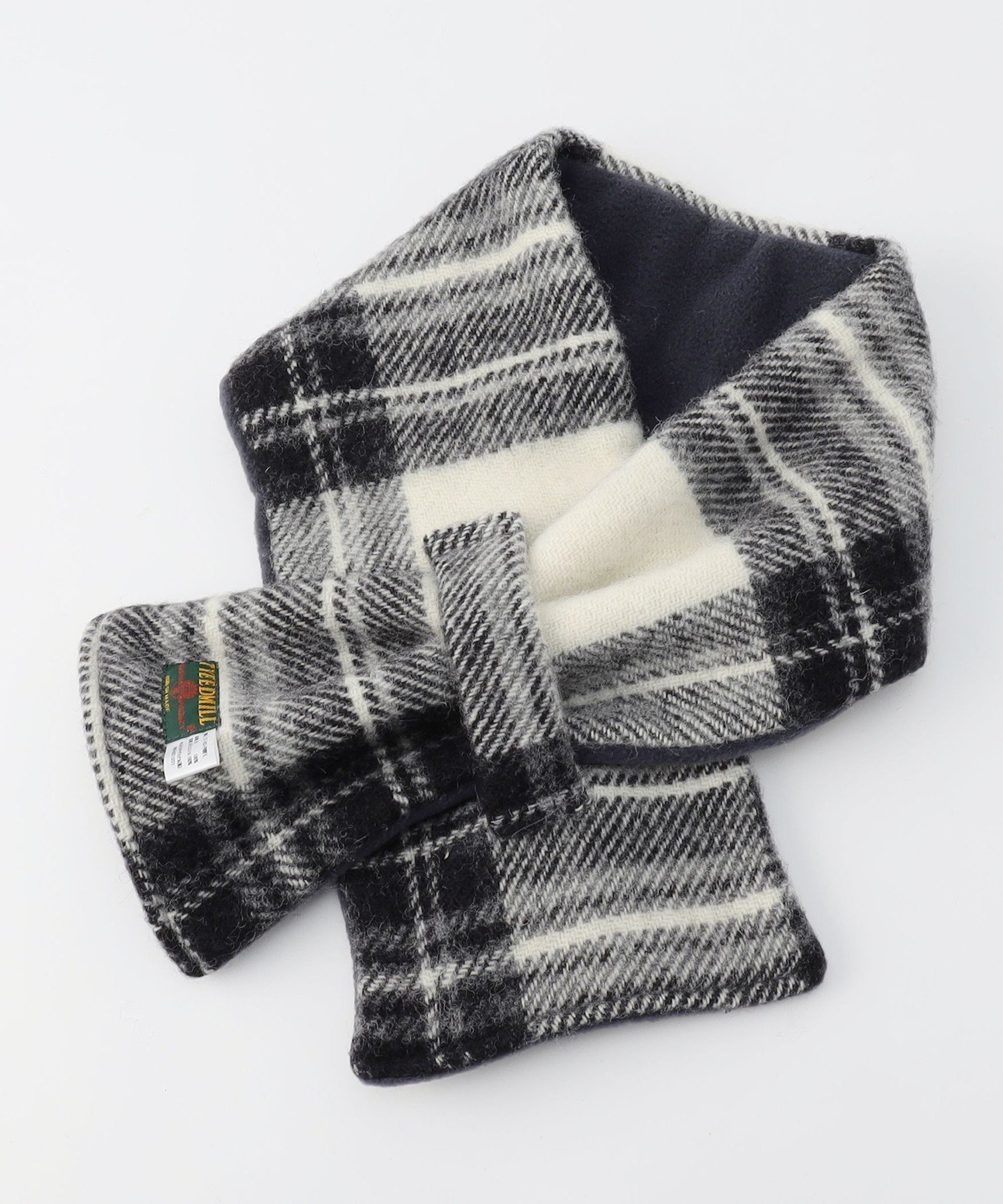 【ノーリーズ/NOLLEY'S】の《別注》【TWEEDMILL/ツイードミル】ウール×フリース差し込みマフラー インテリア・キッズ・メンズ・レディースファッション・服の通販 founy(ファニー) 　ファッション　Fashion　レディースファッション　Fashion for Women　マフラー・スヌード / 冬小物の定番　Scarves & Mufflers　アウトドア　Outdoor Clothing　コンパクト　Compact, Small Size　軽量　Lightweight, Ultra Light　ショール　Shawl, Wrap　ツイード　Twill, Twill Weave　人気　Popular, Best Seller　ブランケット　Blanket, Throw Blanket　別注　Limited Edition, Custom Order　マフラー　Scarf, Muffler　ループ　Loop, Loop Knit　おすすめ　Recommended / Our Picks　旅行　Travel　ギフト プレゼント　Gift / Present　2025年　2025　2025-2026秋冬・A/W　Autumn/Winter 2025–26 AW25–26　グレー系その他|ID: prp329100004763580 ipo3291000000034483216