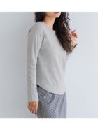 【コカ/COCA】のリブクルーネックTシャツ 人気、トレンドファッション・服の通販 founy(ファニー) ファッション Fashion レディースファッション Fashion for Women トップス・カットソー Cut & Sew Tops シャツ・ブラウス・オフィスカジュアル Elegant Blouses & Button-Ups ロングTシャツ・Tシャツ Longline T-Shirts & Tees アクセサリー Fashion Accessories インナー Innerwear カーディガン Cardigan, Knitwear シンプル Simple, Minimal ジャケット Jacket, Outerwear スラックス Slacks, Dress Pants スリット Slit, Slit Detail デニム Denim, Jeans Material 長袖 Long Sleeve, Full Sleeve フィット Fit, Slim Fit フェミニン Feminine, Girly ベーシック Basic, Essential ポケット Pocket, Pocket Detail 無地 Plain, Solid Color ロング Long, Long-Length 2025年 2025 2025-2026秋冬・A/W Autumn/Winter 2025–26 AW25–26 thumbnail Lt.gray|ID: prp329100004763899 ipo3291000000035034532