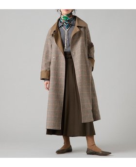 【リエス/Liesse】の【大草直子さんコラボ】リバーシブルコート 人気、トレンドファッション・服の通販 founy(ファニー) ファッション Fashion レディースファッション Fashion for Women アウター Coat / Outerwear Collection コート・ロングコート・ピーコート Long Coats, Peacoats & More エレガント 上品 Elegant コラボ Collaboration, Collab シャンブレー Chambray, Denim-Like Fabric シルク Silk, 100% Silk シルバー Silver, Metallic Silver ジャケット Jacket, Outerwear チェック Check, Plaid, Tartan ツイル Twist, Twisted Detail ツイード Twill, Twill Weave ネップ Nepp, Slub Yarn ポケット Pocket, Pocket Detail 防寒 Cold Protection, Winter-Ready マニッシュ Mannish, Boyish メルトン Melton, Heavy Wool 無地 Plain, Solid Color リバーシブル Reversible, Two-Sided |ID:prp329100004763909