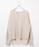 【ベイフロー/BAYFLOW】のソフトモールWフェイスプルオーバー 人気、トレンドファッション・服の通販 founy(ファニー) ファッション Fashion レディースファッション Fashion for Women トップス・カットソー Cut & Sew Tops カジュアルプルオーバー・ニットトップス Pullovers & Knit Tops / Casual Pullovers おすすめ Recommended / Our Picks カットソー Cut and Sewn Top トレンド Trend, Trending Now フェイス Face, Facial Design ワイド Wide, Wide Fit thumbnail グレージュ13|ID: prp329100004763935 ipo3291000000034486301