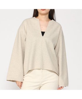 【グレディブリリアン/Gready Brilliant】のGready Brilliant/キーネックメルトンカットソー 人気、トレンドファッション・服の通販 founy(ファニー) ファッション Fashion レディースファッション Fashion for Women トップス・カットソー Cut & Sew Tops カットソー・ベーシックTシャツ Cut-and-Sewn Tops / Stretch Tees & Basics カットソー Cut and Sewn Top ショルダー Shoulder, Shoulder Strap ドロップ Drop Shoulder, Dropped Style ハイネック High Neck, Mock Neck メルトン Melton, Heavy Wool |ID:prp329100004763952