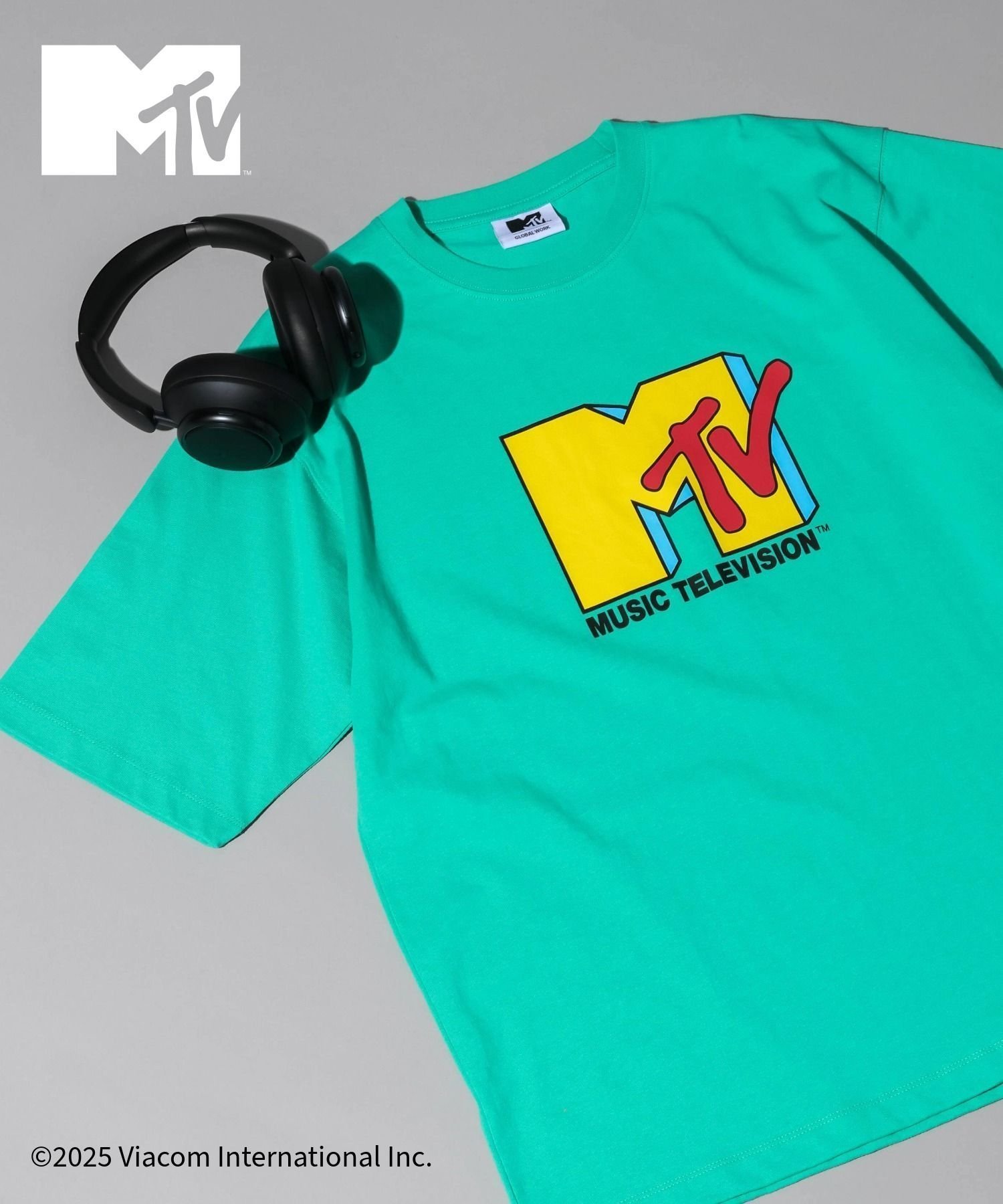 【グローバルワーク/GLOBAL WORK】のMTVコラボ/Tシャツ/一部店舗限定/612948 インテリア・キッズ・メンズ・レディースファッション・服の通販 founy(ファニー) 　ファッション　Fashion　レディースファッション　Fashion for Women　トップス・カットソー　Cut & Sew Tops　シャツ・ブラウス・オフィスカジュアル　Elegant Blouses & Button-Ups　ロングTシャツ・Tシャツ　Longline T-Shirts & Tees　コラボ　Collaboration, Collab　トレンド　Trend, Trending Now　ビッグ　Big, Oversized　リラックス　Relax, Relaxed Fit　ライトブルー80|ID: prp329100004763956 ipo3291000000034486502