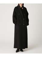 【フレイ アイディー/FRAY I.D】のウールリバーダブルブレストチェスターコート 人気、トレンドファッション・服の通販 founy(ファニー) ファッション Fashion レディースファッション Fashion for Women アウター Coat / Outerwear Collection コート・ロングコート・ピーコート Long Coats, Peacoats & More チェスターコート・ロング丈アウター Chester Coats / Chesterfield Long Coats シンプル Simple, Minimal スマート Smart, Elegant スリット Slit, Slit Detail チェスターコート Chester Coat, Long Coat ハンド Hand, Handmade ベーシック Basic, Essential マニッシュ Mannish, Boyish thumbnail BLK[009]|ID: prp329100004763975 ipo3291000000035069917