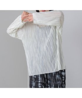 【バブ ブージュルード/Bab Bou Jeloud】の【WEB限定】ウェービープルオーバー 人気、トレンドファッション・服の通販 founy(ファニー) ファッション Fashion レディースファッション Fashion for Women トップス・カットソー Cut & Sew Tops カジュアルプルオーバー・ニットトップス Pullovers & Knit Tops / Casual Pullovers ウェーブ Wavy Pattern ストレッチ Stretch, Stretchy Fabric 再入荷 Restock / Back in Stock |ID:prp329100004764001