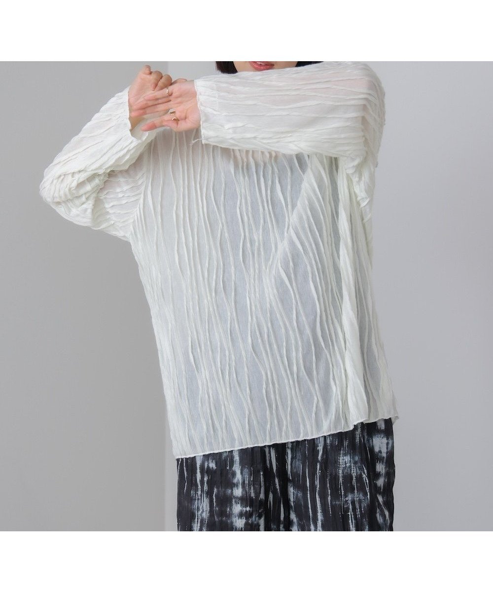 【バブ ブージュルード/Bab Bou Jeloud】の【WEB限定】ウェービープルオーバー 人気、トレンドファッション・服の通販 founy(ファニー) ファッション Fashion レディースファッション Fashion for Women トップス・カットソー Cut & Sew Tops カジュアルプルオーバー・ニットトップス Pullovers & Knit Tops / Casual Pullovers ウェーブ Wavy Pattern ストレッチ Stretch, Stretchy Fabric 再入荷 Restock / Back in Stock other-1|ID: prp329100004764001 ipo3291000000034487089