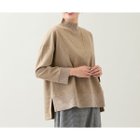 【ミゼール/MISSEL】の【3L/4Lサイズあり】綿混ジャージープルオーバー 人気、トレンドファッション・服の通販 founy(ファニー) ファッション Fashion レディースファッション Fashion for Women トップス・カットソー Cut & Sew Tops カジュアルプルオーバー・ニットトップス Pullovers & Knit Tops / Casual Pullovers インナー Innerwear エレガント 上品 Elegant ベスト Vest, Waistcoat リラックス Relax, Relaxed Fit 人気 Popular, Best Seller 長袖 Long Sleeve, Full Sleeve thumbnail ブラウン|ID: prp329100004764006 ipo3291000000034487135