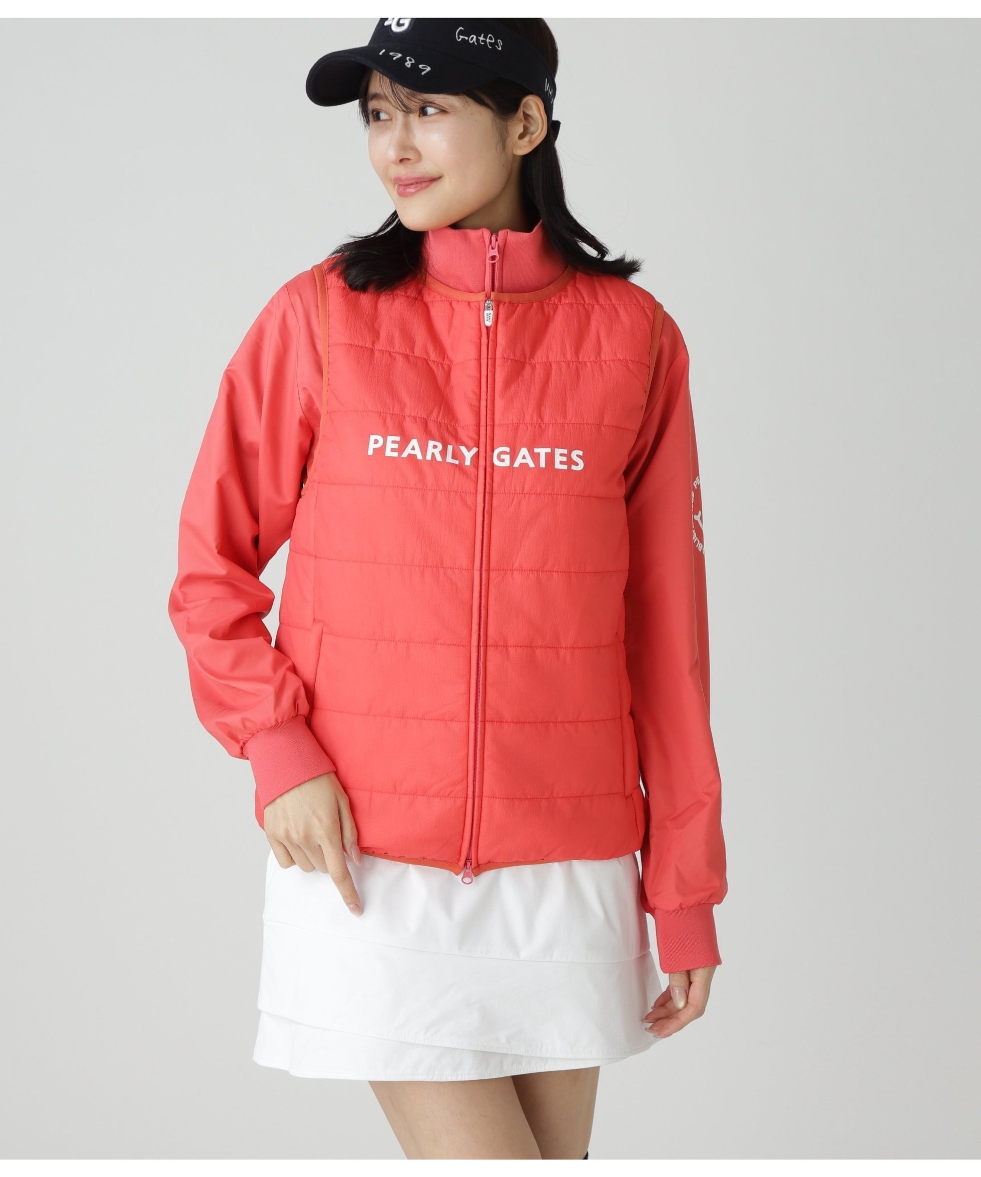 【パーリーゲイツ/PEARLY GATES】のPGisPGNyリップストップ_タフレックス×サーモトロン中綿ツインブルゾン インテリア・キッズ・メンズ・レディースファッション・服の通販 founy(ファニー) ファッション Fashion レディースファッション Fashion for Women アウター Coat / Outerwear Collection ブルゾンジャケット・スポーティアウター Blouson Jackets ゴルフ Golf ブルゾン Blouson, Bomber Jacket ベスト Vest, Waistcoat リップ Lip, Lip Motif 冬 Winter / This Winter ピンク|ID: prp329100004764007 ipo3291000000034599316