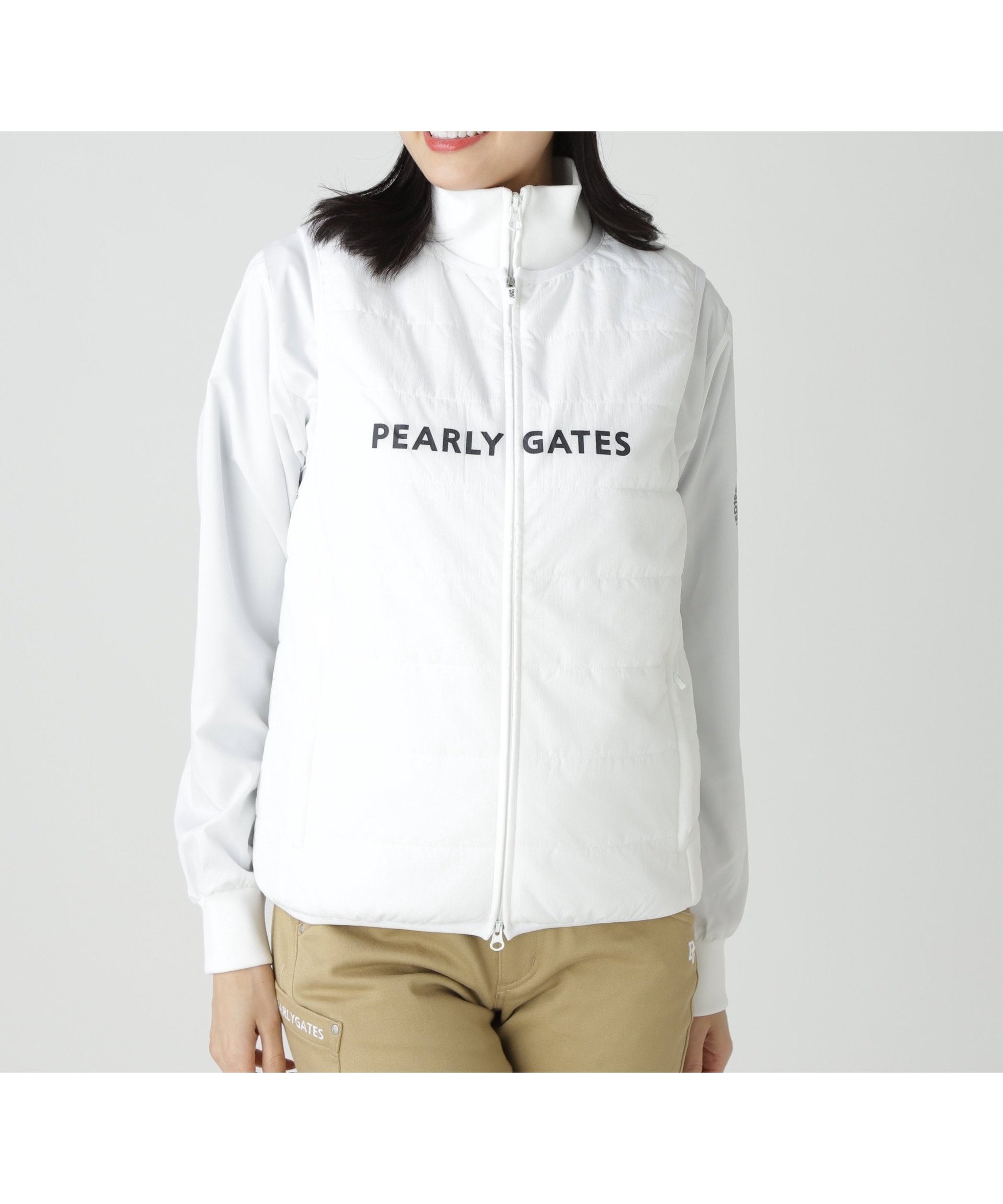 【パーリーゲイツ/PEARLY GATES】のPGisPGNyリップストップ_タフレックス×サーモトロン中綿ツインブルゾン インテリア・キッズ・メンズ・レディースファッション・服の通販 founy(ファニー) ファッション Fashion レディースファッション Fashion for Women アウター Coat / Outerwear Collection ブルゾンジャケット・スポーティアウター Blouson Jackets ゴルフ Golf ブルゾン Blouson, Bomber Jacket ベスト Vest, Waistcoat リップ Lip, Lip Motif 冬 Winter / This Winter ホワイト|ID: prp329100004764007 ipo3291000000034599321