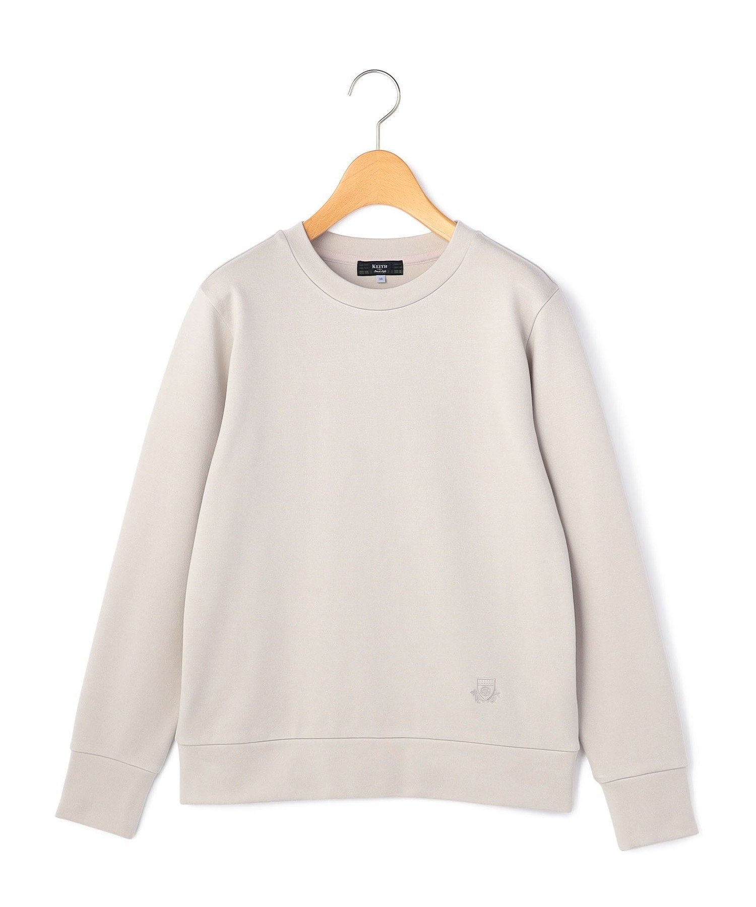 【キース/KEITH】の【Lサイズ】ポンチプルオーバーカットソー インテリア・キッズ・メンズ・レディースファッション・服の通販 founy(ファニー) 　ファッション　Fashion　レディースファッション　Fashion for Women　トップス・カットソー　Cut & Sew Tops　カジュアルプルオーバー・ニットトップス　Pullovers & Knit Tops / Casual Pullovers　カットソー・ベーシックTシャツ　Cut-and-Sewn Tops / Stretch Tees & Basics　エレガント 上品　Elegant　シンプル　Simple, Minimal　ボトム　Bottoms, Lower Wear　オフホワイト|ID: prp329100004764019 ipo3291000000034487244