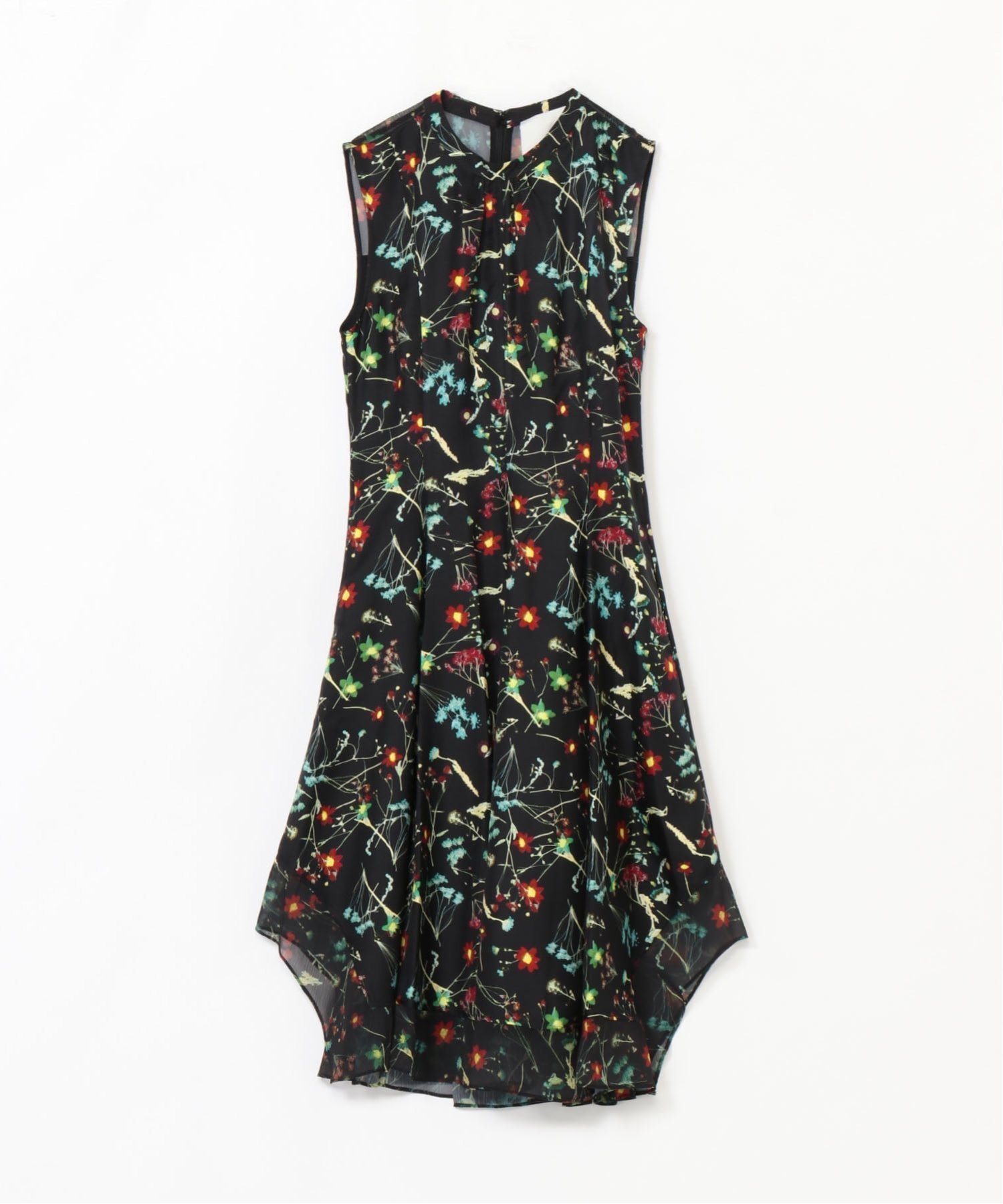 【スリーワン フィリップリム/3.1 Phillip Lim】のブリスフローラル柄 スリーブレスドレス インテリア・キッズ・メンズ・レディースファッション・服の通販 founy(ファニー) ファッション Fashion レディースファッション Fashion for Women ワンピース Dresses フォーマル・パーティードレス・結婚式用ドレス Elegant & Casual Dresses シフォン Chiffon, Lightweight Fabric フィット Fit, Slim Fit フェミニン Feminine, Girly フレア Flare, Flared プリント Print, Printed Pattern プリーツ Pleats, Pleated モダン Modern, Contemporary BLACK MULTI|ID: prp329100004764098 ipo3291000000034488348