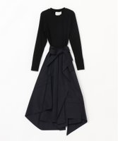 【スリーワン フィリップリム/3.1 Phillip Lim】のTシャツコンボドレス 人気、トレンドファッション・服の通販 founy(ファニー) ファッション Fashion レディースファッション Fashion for Women トップス・カットソー Cut & Sew Tops シャツ・ブラウス・オフィスカジュアル Elegant Blouses & Button-Ups ロングTシャツ・Tシャツ Longline T-Shirts & Tees ワンピース Dresses フォーマル・パーティードレス・結婚式用ドレス Elegant & Casual Dresses アシンメトリー Asymmetrical Style スリーブ Sleeve, Long Sleeve / Short Sleeve ドレス Dress, One-Piece フィット Fit, Slim Fit モダン Modern, Contemporary ロング Long, Long-Length |ID:prp329100004764099