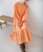 【バブ ブージュルード/Bab Bou Jeloud】の【WEB限定】ギャザー切替ワンピース ORANGE|ID: prp329100004764106 ipo3291000000034488446