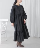 【バブ ブージュルード/Bab Bou Jeloud】の【WEB限定】ギャザー切替ワンピース BLACK|ID: prp329100004764106 ipo3291000000034488448