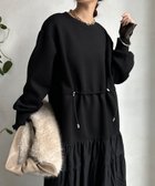 【ドゥドゥ/DouDou】の【WEB限定】ウエストドロストドッキングワンピース 人気、トレンドファッション・服の通販 founy(ファニー) ファッション Fashion レディースファッション Fashion for Women ワンピース Dresses 洗える Machine Washable シンプル Simple, Minimal スマート Smart, Elegant タンク Tank Top, Sleeveless Top ドッキング Docking, Mixed Material リラックス Relax, Relaxed Fit A/W・秋冬 Autumn/Winter 冬 Winter / This Winter 再入荷 Restock / Back in Stock エレガント 上品 Elegant 2025年 2025 2025-2026秋冬・A/W Autumn/Winter 2025–26 AW25–26 thumbnail ブラック|ID: prp329100004764110 ipo3291000000034666825