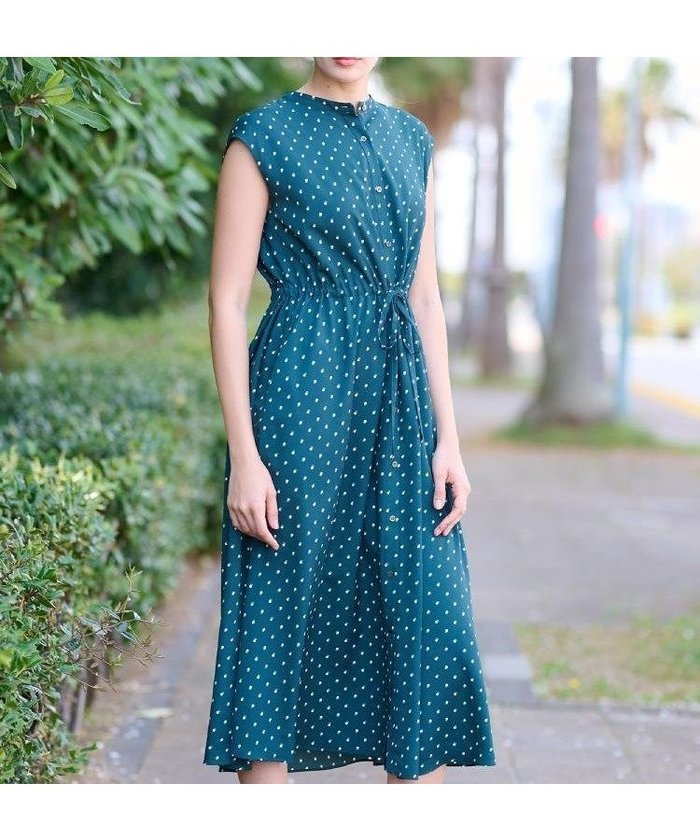 【ドレステリア/DRESSTERIOR】の【ポケットあり/後ろウエストゴム】ドットプリントフレンチスリーブワンピ インテリア・キッズ・メンズ・レディースファッション・服の通販 founy(ファニー) https://founy.com/ ファッション Fashion レディースファッション Fashion for Women ワンピース Dresses シルク Silk, 100% Silk スタンド Stand Collar, Upright Stand スマート Smart, Elegant スリーブ Sleeve, Long Sleeve / Short Sleeve デニム Denim, Jeans Material ドレープ Drape, Draping Fabric フレンチ French, French Style プリント Print, Printed Pattern ポケット Pocket, Pocket Detail 羽織 Haori, Light Jacket リネン Linen, Linen Fabric リラックス Relax, Relaxed Fit 楽ちん Easy Fit, Comfortable ワイド Wide, Wide Fit おすすめ Recommended / Our Picks 夏 Summer エレガント 上品 Elegant |ID: prp329100004764118 ipo3291000000034488568