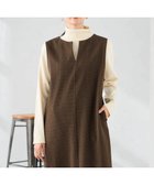 【アー ヴェー ヴェー/a.v.v】の千鳥ジャガードジャンスカ ブラウン|ID: prp329100004764128 ipo3291000000034589462