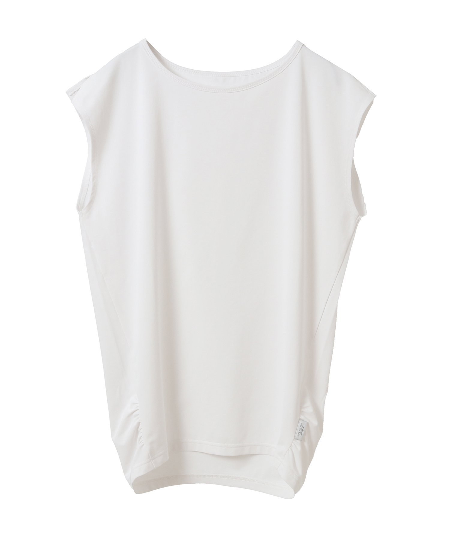 【ジュリエ/Julier】の【定番】Ecocoベア天竺チュニック インテリア・キッズ・メンズ・レディースファッション・服の通販 founy(ファニー) 　ファッション　Fashion　レディースファッション　Fashion for Women　トップス・カットソー　Cut & Sew Tops　コレクション　Collection, Seasonal Line　ストレッチ　Stretch, Stretchy Fabric　スリット　Slit, Slit Detail　チュニック　Tunic, Long Top　定番　Standard, Basic Item　人気　Popular, Best Seller　フィット　Fit, Slim Fit　無地　Plain, Solid Color　ヨガ　Yoga, Yoga Wear　ランニング　Running, Running Wear, Activewear, Jogging　リラックス　Relax, Relaxed Fit　ホワイト|ID: prp329100004764147 ipo3291000000034636661