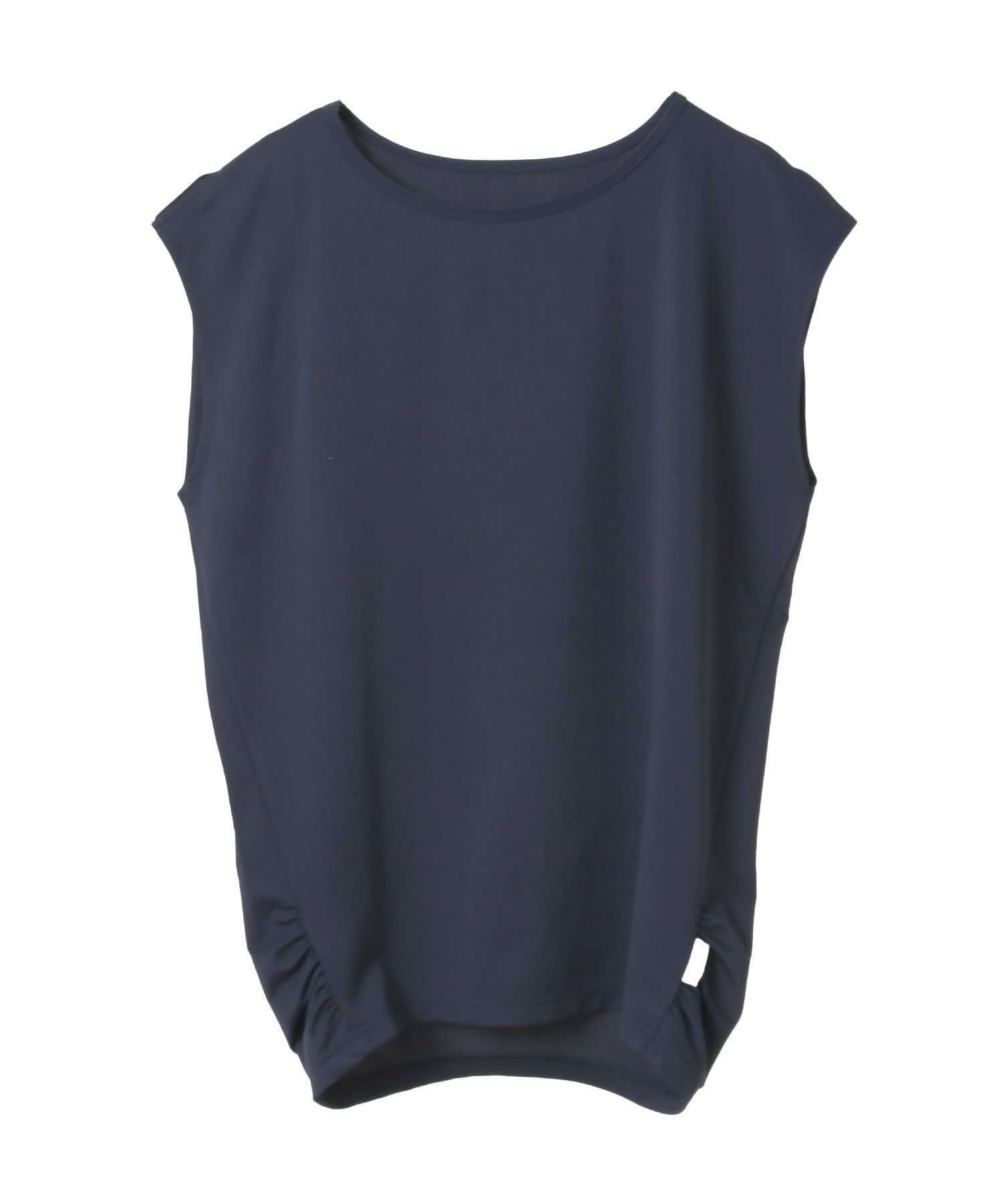 【ジュリエ/Julier】の【定番】Ecocoベア天竺チュニック インテリア・キッズ・メンズ・レディースファッション・服の通販 founy(ファニー) 　ファッション　Fashion　レディースファッション　Fashion for Women　トップス・カットソー　Cut & Sew Tops　コレクション　Collection, Seasonal Line　ストレッチ　Stretch, Stretchy Fabric　スリット　Slit, Slit Detail　チュニック　Tunic, Long Top　定番　Standard, Basic Item　人気　Popular, Best Seller　フィット　Fit, Slim Fit　無地　Plain, Solid Color　ヨガ　Yoga, Yoga Wear　ランニング　Running, Running Wear, Activewear, Jogging　リラックス　Relax, Relaxed Fit　ネイビー|ID: prp329100004764147 ipo3291000000034636662