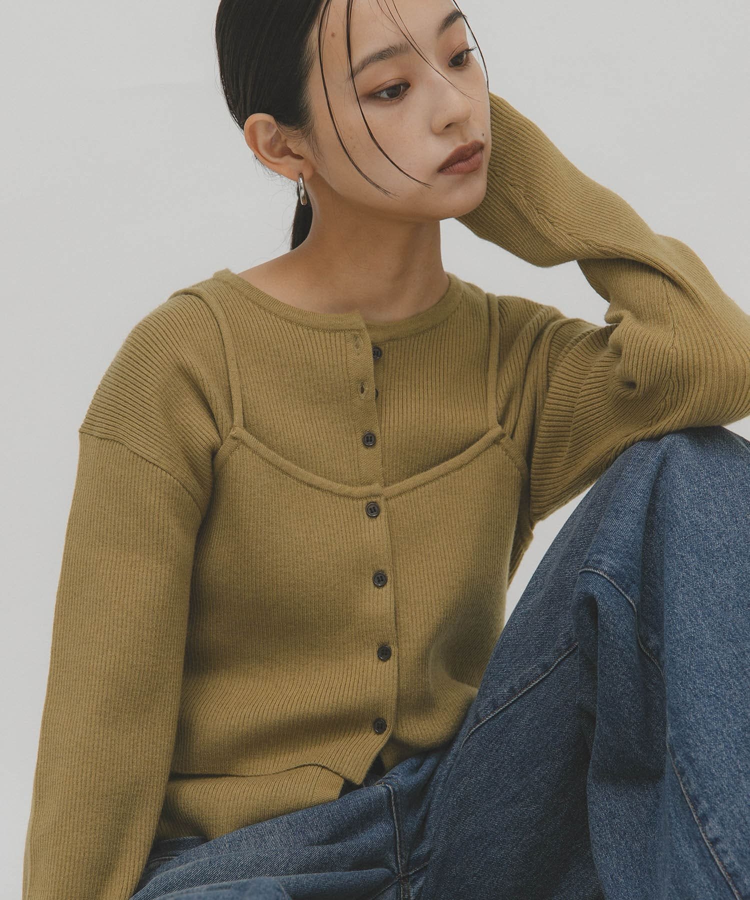 【ケービーエフ/KBF / URBAN RESEARCH】のビスチェSETニット インテリア・キッズ・メンズ・レディースファッション・服の通販 founy(ファニー) 　ファッション　Fashion　レディースファッション　Fashion for Women　トップス・カットソー　Cut & Sew Tops　ニット　Knit Tops & Sweaters　ビスチェ　Bustiers & Corset Tops / Layered Bustier Style　2025年　2025　2025-2026秋冬・A/W　Autumn/Winter 2025–26 AW25–26　冬　Winter / This Winter　ビスチェ　Bustier, Corset Top　フィット　Fit, Slim Fit　A/W・秋冬　Autumn/Winter　ベージュ系その他|ID: prp329100004764148 ipo3291000000034488953