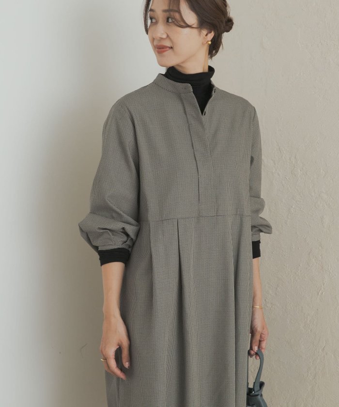 【アーバンリサーチ ドアーズ/URBAN RESEARCH DOORS】の『UR TECH』チェック柄バルーンスリーブワンピース インテリア・キッズ・メンズ・レディースファッション・服の通販 founy(ファニー) https://founy.com/ ファッション Fashion レディースファッション Fashion for Women ワンピース Dresses カーディガン Cardigan, Knitwear ジャケット Jacket, Outerwear スキッパー Skipper, Open Collar スリーブ Sleeve, Long Sleeve / Short Sleeve チェック Check, Plaid, Tartan バルーン Balloon, Balloon Silhouette A/W・秋冬 Autumn/Winter 冬 Winter / This Winter 2025年 2025 2025-2026秋冬・A/W Autumn/Winter 2025–26 AW25–26 |ID: prp329100004764166 ipo3291000000034489181