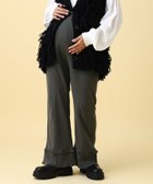 【レプシィム ローリーズファーム/LEPSIM LOWRYS FARM】の【産前・産後対応】マタニティ/フリルニットフレアパンツ 人気、トレンドファッション・服の通販 founy(ファニー) ファッション Fashion キッズファッション Fashion for Kids ボトムス Bottoms おすすめ Recommended / Our Picks フリル Frill, Ruffle thumbnail グレー18|ID: prp329100004764229 ipo3291000000035166530