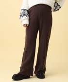 【レプシィム ローリーズファーム/LEPSIM LOWRYS FARM】の【産前・産後対応】マタニティ/フリルニットフレアパンツ 人気、トレンドファッション・服の通販 founy(ファニー) ファッション Fashion キッズファッション Fashion for Kids ボトムス Bottoms おすすめ Recommended / Our Picks フリル Frill, Ruffle thumbnail ブラウン58|ID: prp329100004764229 ipo3291000000035166533