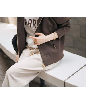 【スピック&スパン/Spick & Span】の《追加5 》ストレッチジップフードパーカー 人気、トレンドファッション・服の通販 founy(ファニー) ファッション Fashion レディースファッション Fashion for Women トップス・カットソー Cut & Sew Tops レディースパーカー・カジュアルフーディー Casual Hoodies & Sweatshirts |ID:prp329100004764238