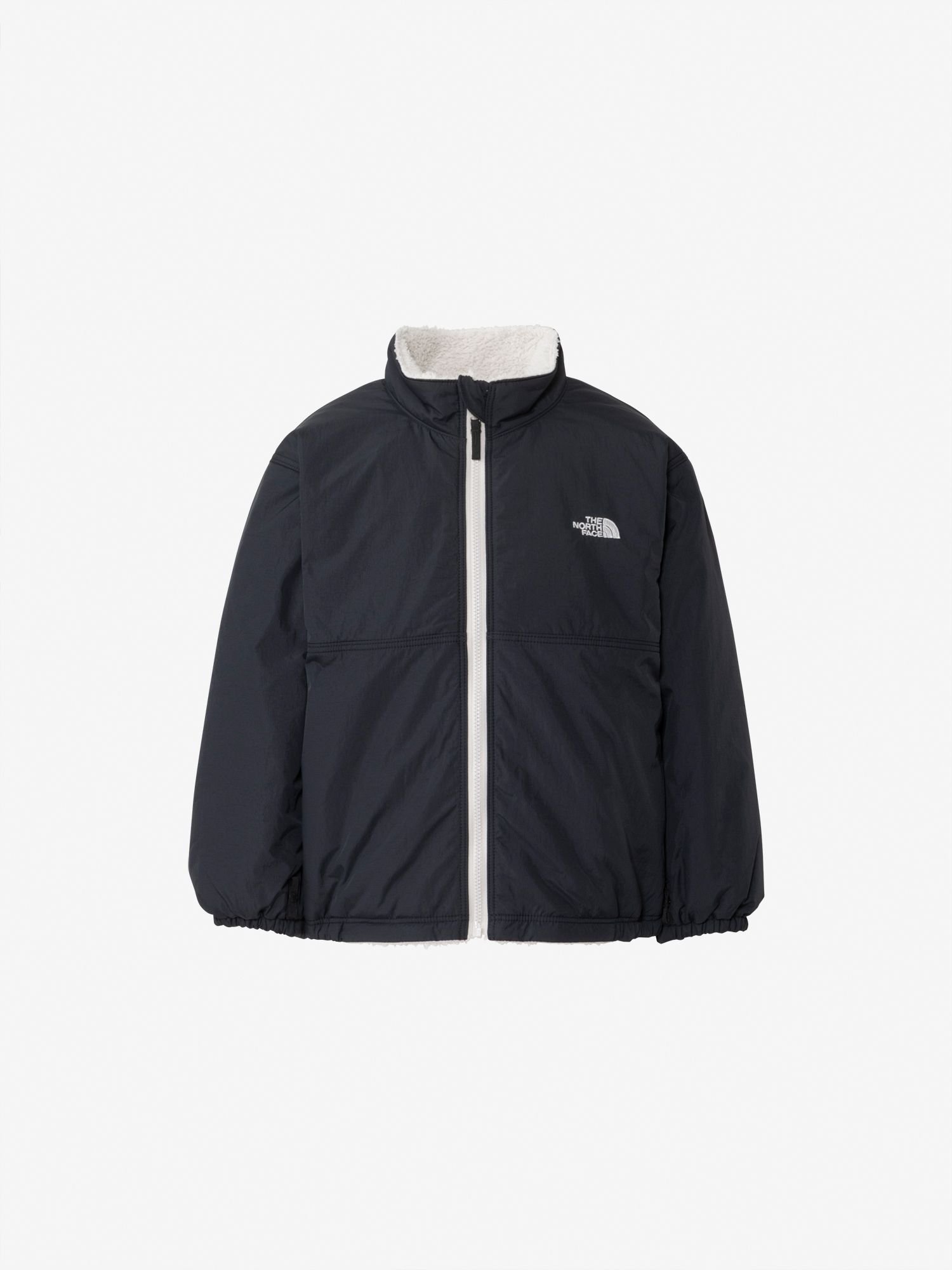 【ザ ノース フェイス/THE NORTH FACE / KIDS】の【公式】トドラーリバーシブルコージージャケット(キッズ) インテリア・キッズ・メンズ・レディースファッション・服の通販 founy(ファニー) 　ファッション　Fashion　キッズファッション　Fashion for Kids　リバーシブル　Reversible, Two-Sided　冬　Winter / This Winter　秋　Autumn　軽量　Lightweight, Ultra Light　ブラック×フォッシルアイボリー|ID: prp329100004764295 ipo3291000000034661758