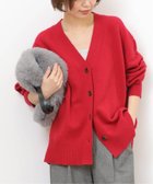 【ジャーナルスタンダード レリューム/JOURNAL STANDARD relume】の《追加2》ハミルトンウールVカーディガン レッド|ID: prp329100004764300 ipo3291000000035050704