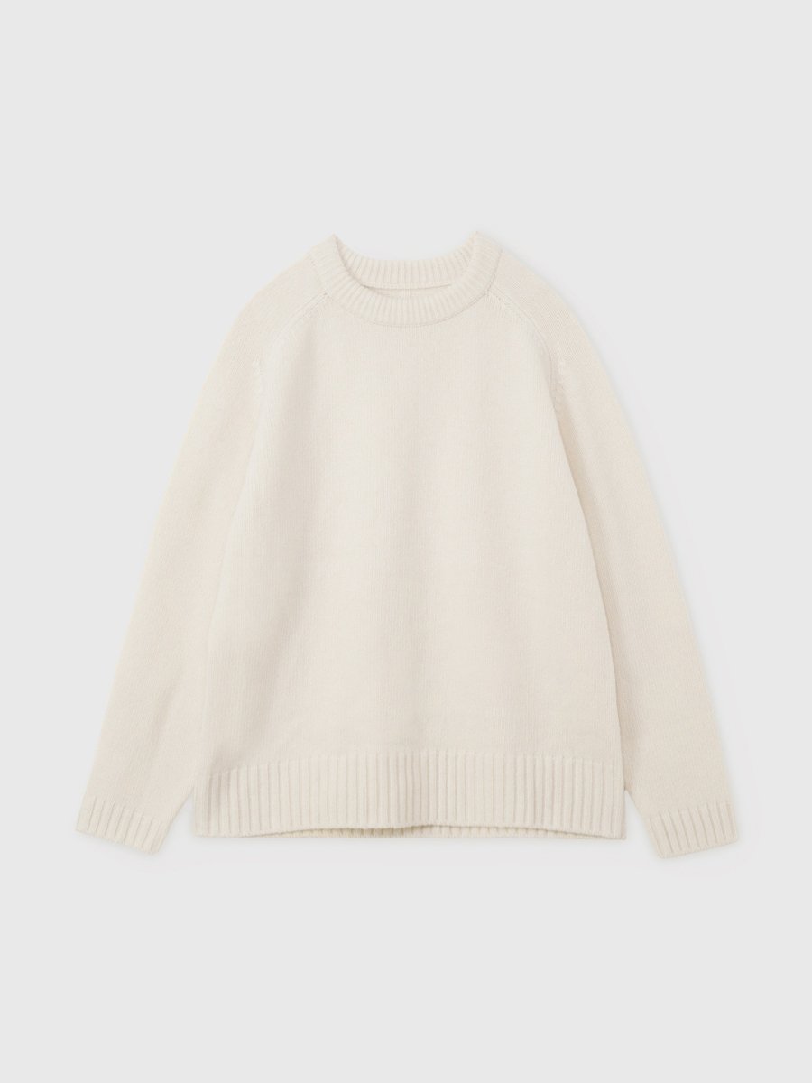 【アニュアンス/anuans】のHAMILTONウールカシミヤクルーネックプルオーバー インテリア・キッズ・メンズ・レディースファッション・服の通販 founy(ファニー) ファッション Fashion レディースファッション Fashion for Women トップス・カットソー Cut & Sew Tops カジュアルプルオーバー・ニットトップス Pullovers & Knit Tops / Casual Pullovers シンプル Simple, Minimal ベーシック Basic, Essential IVORY|ID: prp329100004764322 ipo3291000000034553109