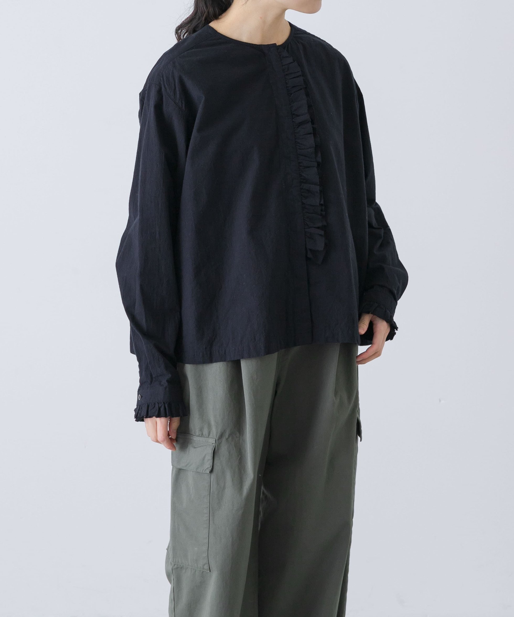 【かぐれ/kagure / URBAN RESEARCH】のコットンシルクフリルブラウス 人気、トレンドファッション・服の通販 founy(ファニー) ファッション Fashion レディースファッション Fashion for Women トップス・カットソー Cut & Sew Tops シャツ・ブラウス・オフィスカジュアル Elegant Blouses & Button-Ups 2025年 2025 2025-2026秋冬・A/W Autumn/Winter 2025–26 AW25–26 冬 Winter / This Winter インナー Innerwear シルク Silk, 100% Silk ジャケット Jacket, Outerwear ネップ Nepp, Slub Yarn フリル Frill, Ruffle ロング Long, Long-Length A/W・秋冬 Autumn/Winter 羽織 Haori, Light Jacket other-1|ID: prp329100004764347 ipo3291000000034491431