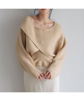 【ローリーズファーム/LOWRYS FARM】のメニウェイ2PニットLS 人気、トレンドファッション・服の通販 founy(ファニー) ファッション Fashion レディースファッション Fashion for Women トップス・カットソー Cut & Sew Tops ニット Knit Tops & Sweaters アンサンブル Ensemble Set キャミ Camisole, Cami Top キャミソール Camisole, Spaghetti Strap Top ショート Short, Short Length トレンド Trend, Trending Now フリル Frill, Ruffle ボレロ Bolero, Short Cardigan 羽織 Haori, Light Jacket |ID:prp329100004764353