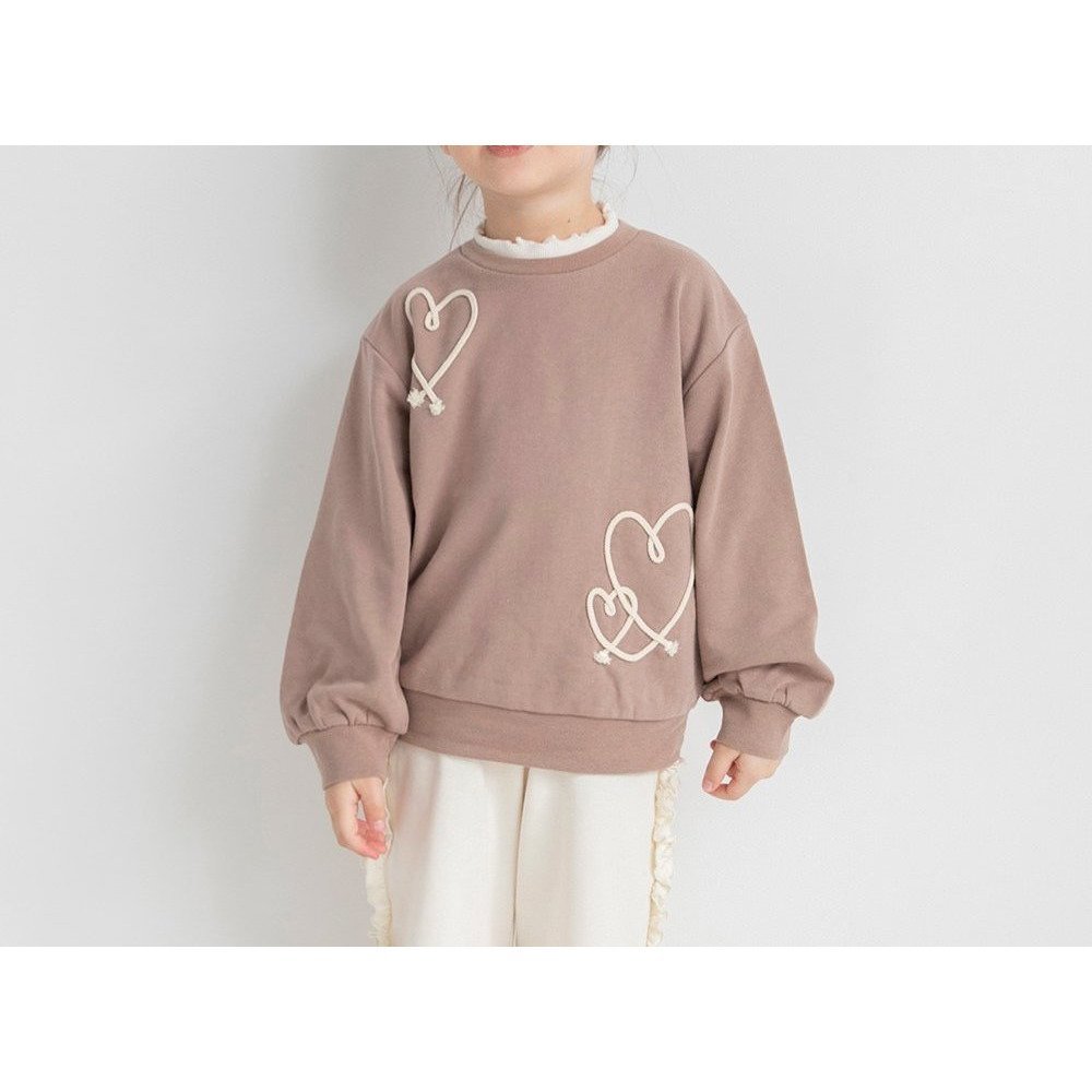 【ブランシェス/branshes / KIDS】の刺しゅうアソートトレーナー インテリア・キッズ・メンズ・レディースファッション・服の通販 founy(ファニー) 　ファッション　Fashion　キッズファッション　Fashion for Kids　チェーン　Chain, Chain Strap　トレーナー　Sweatshirt, Trainer　パッチワーク　Patchwork, Mixed Fabric　フリル　Frill, Ruffle　ブラウン|ID: prp329100004764357 ipo3291000000034625027