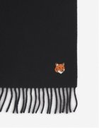 【メゾン キツネ/MAISON KITSUNE / MEN】のMaison Kitsune/FOX HEAD SCARF 人気、トレンドファッション・服の通販 founy(ファニー) ファッション Fashion メンズファッション Fashion for Men 冬 Winter / This Winter スカーフ Scarf, Neckwear パッチ Patch, Appliqué フォックス Fox, Fox Fur フォルム Silhouette, Form フリンジ Fringe, Tassel フレンチ French, French Style エレガント 上品 Elegant A/W・秋冬 Autumn/Winter thumbnail BLACK|ID: prp329100004764381 ipo3291000000034558124