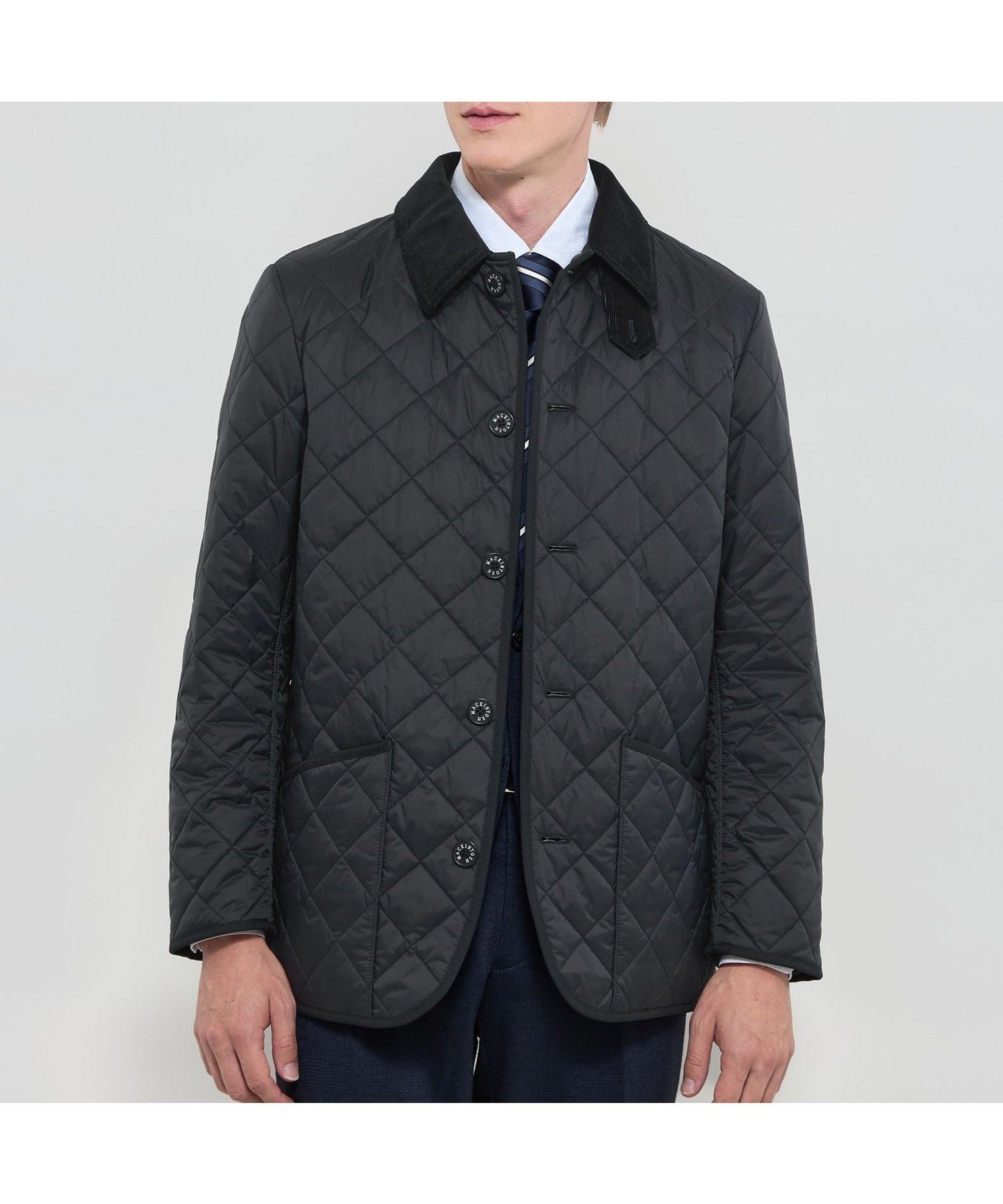 【マッキントッシュ ロンドン/MACKINTOSH LONDON / MEN】の【WATSON】ポリエステルキルティングブルゾン 人気、トレンドファッション・服の通販 founy(ファニー) 　ファッション　Fashion　メンズファッション　Fashion for Men　クラシック　Classic, Timeless Style　コーデュロイ　Corduroy, Cord Fabric　ジャケット　Jacket, Outerwear　ストレッチ　Stretch, Stretchy Fabric　タフタ　Taffeta, Structured Fabric　パターン　Pattern, Design Print　フィット　Fit, Slim Fit　プリント　Print, Printed Pattern　冬　Winter / This Winter　秋　Autumn　 other-1|ID: prp329100004764406 ipo3291000000034603870