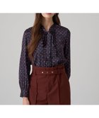 【アナイ/ANAYI】のホースシュープリントプリーツタイブラウス 人気、トレンドファッション・服の通販 founy(ファニー) ファッション Fashion レディースファッション Fashion for Women トップス・カットソー Cut & Sew Tops シャツ・ブラウス・オフィスカジュアル Elegant Blouses & Button-Ups サテン Satin, Glossy Fabric スマート Smart, Elegant ドット Polka Dot, Dot Pattern フロント Front, Front Design プリント Print, Printed Pattern プリーツ Pleats, Pleated モチーフ Motif, Design Theme 無地 Plain, Solid Color A/W・秋冬 Autumn/Winter 再入荷 Restock / Back in Stock おすすめ Recommended / Our Picks エレガント 上品 Elegant ビジネス 仕事 通勤 Business / Work / Commuting thumbnail navy|ID: prp329100004764414 ipo3291000000034702434