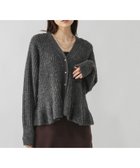 【グローバルワーク/GLOBAL WORK】のモヘヤタッチペプラムカーディガン/603655 チャコールグレー18|ID: prp329100004764512 ipo3291000000034732138