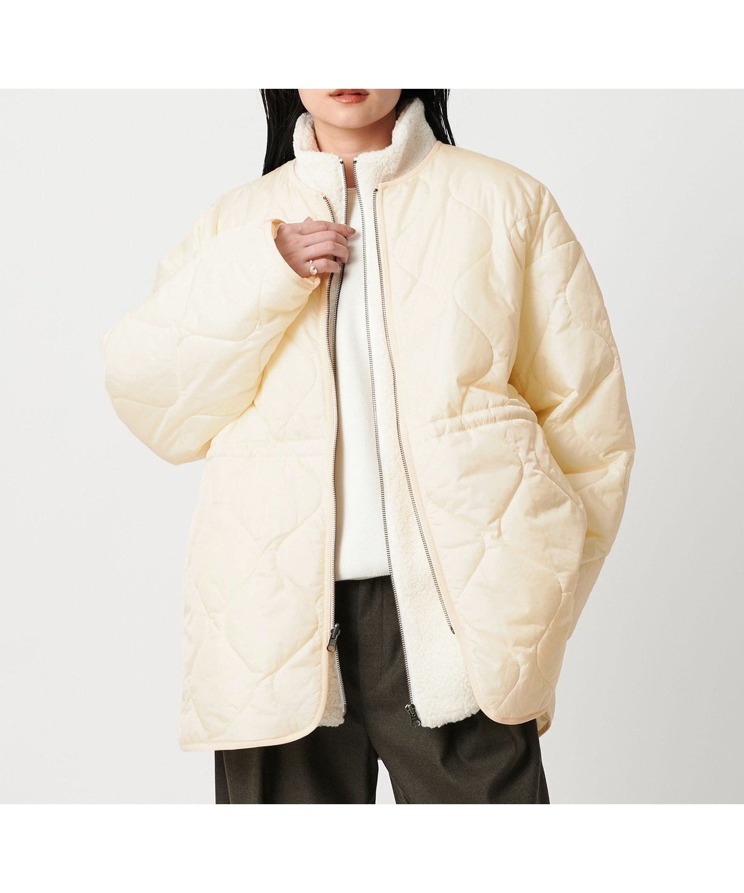 【ユナイテッドアローズ/UNITED ARROWS】のMARW UNITED ARROWS リバーシブル キルティング ジャケット 人気、トレンドファッション・服の通販 founy(ファニー) 　ファッション　Fashion　レディースファッション　Fashion for Women　アウター　Coat / Outerwear Collection　レディースジャケット・軽アウター　Jackets　キルティング　Quilted, Quilting　ジャケット　Jacket, Outerwear　ドローコード　Drawcord, Drawstring Cord　人気　Popular, Best Seller　ベーシック　Basic, Essential　ポケット　Pocket, Pocket Detail　リバーシブル　Reversible, Two-Sided　ビジネス 仕事 通勤　Business / Work / Commuting　 other-1|ID: prp329100004764522 ipo3291000000035152328