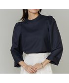 【イネド/INED】の《三尋木奈保コラボ・Oggi12月号掲載》盛り袖ブラウス ネイビー|ID: prp329100004764529 ipo3291000000034663383