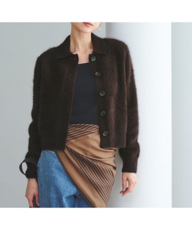 【ユナイテッドアローズ/UNITED ARROWS】のフォックスカシミヤ ニットポロ カーディガン 人気、トレンドファッション・服の通販 founy(ファニー) ファッション Fashion レディースファッション Fashion for Women トップス・カットソー Cut & Sew Tops ニット Knit Tops & Sweaters カーディガン・羽織り Layered Style Cardigans インナー Innerwear カーディガン Cardigan, Knitwear コンパクト Compact, Small Size 軽量 Lightweight, Ultra Light ショート Short, Short Length フォックス Fox, Fox Fur ワイド Wide, Wide Fit おすすめ Recommended / Our Picks |ID:prp329100004764563