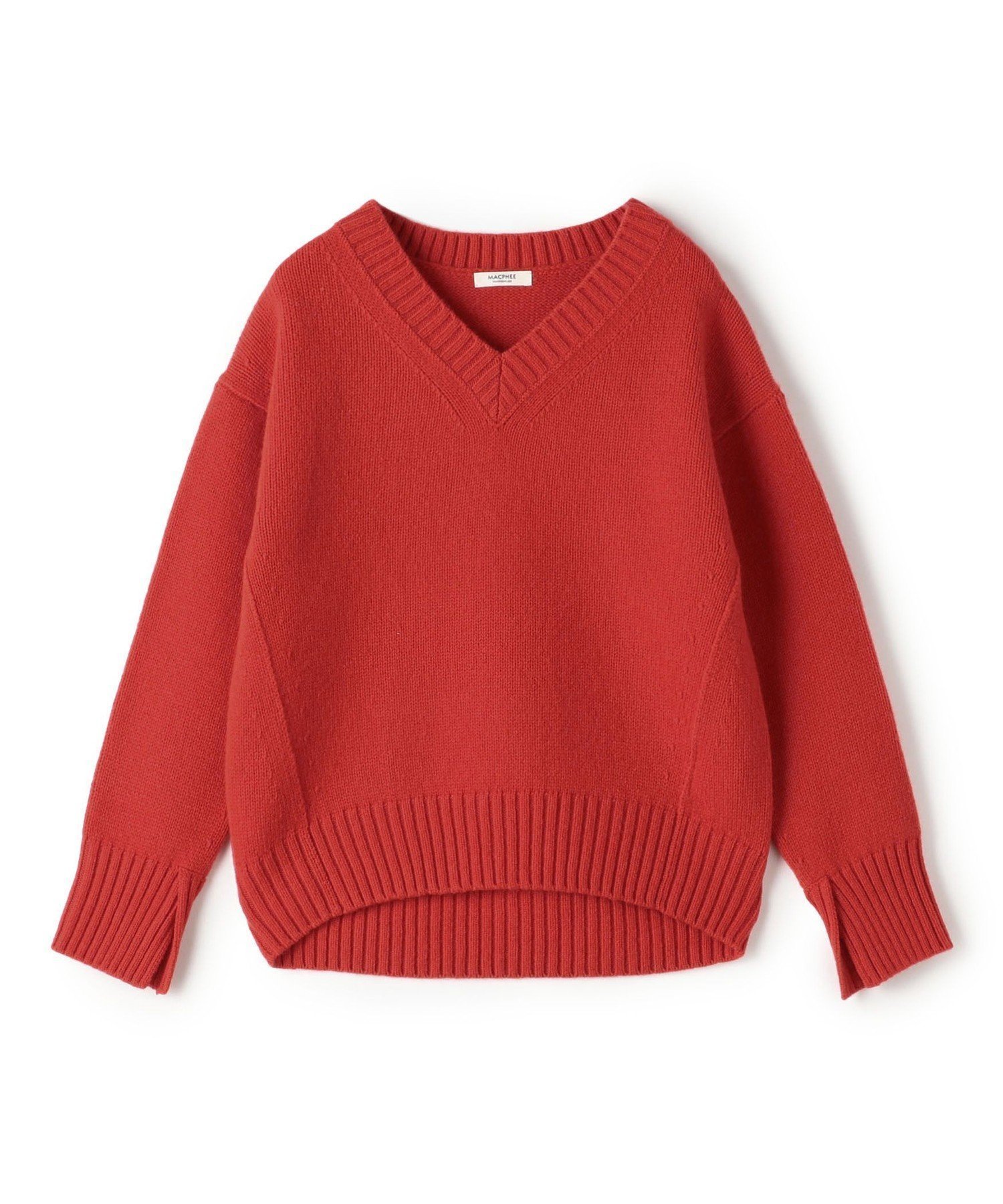 【トゥモローランド/TOMORROWLAND】のラムカシミヤ Vネックプルオーバー インテリア・キッズ・メンズ・レディースファッション・服の通販 founy(ファニー) 　ファッション　Fashion　レディースファッション　Fashion for Women　トップス・カットソー　Cut & Sew Tops　カジュアルプルオーバー・ニットトップス　Pullovers & Knit Tops / Casual Pullovers　Vネックトップス　V-Neck Tops / V-Cut Neckline Shirts　おすすめ　Recommended / Our Picks　シンプル　Simple, Minimal　スリット　Slit, Slit Detail　スリム　Slim, Slim Fit　リラックス　Relax, Relaxed Fit　定番　Standard, Basic Item　29 ダークオレンジ|ID: prp329100004764579 ipo3291000000034967081