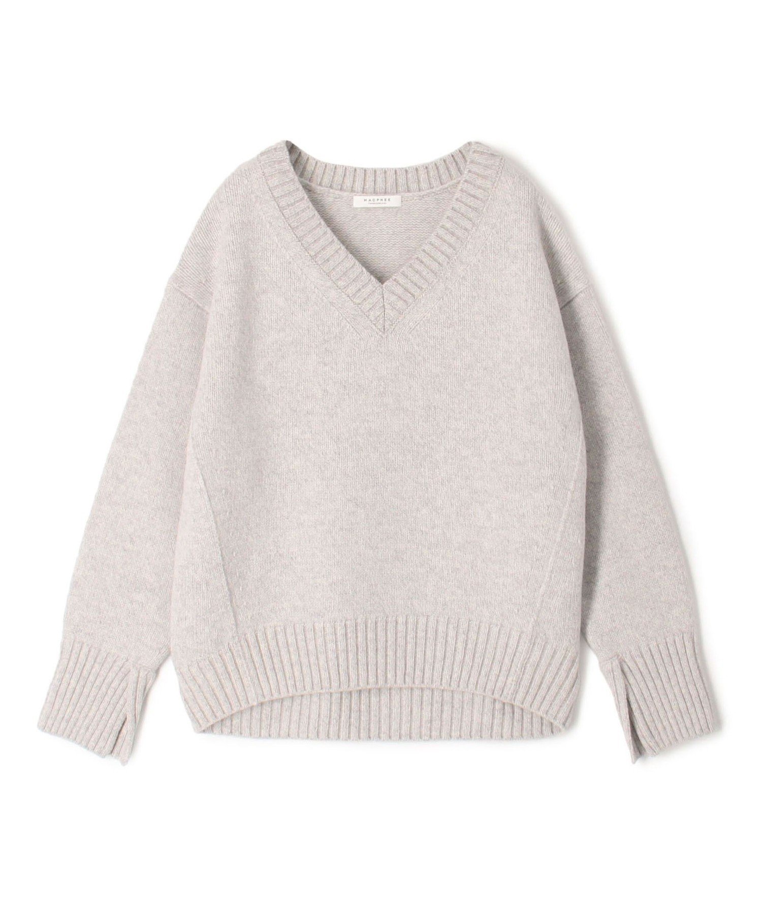 【トゥモローランド/TOMORROWLAND】のラムカシミヤ Vネックプルオーバー インテリア・キッズ・メンズ・レディースファッション・服の通販 founy(ファニー) 　ファッション　Fashion　レディースファッション　Fashion for Women　トップス・カットソー　Cut & Sew Tops　カジュアルプルオーバー・ニットトップス　Pullovers & Knit Tops / Casual Pullovers　Vネックトップス　V-Neck Tops / V-Cut Neckline Shirts　おすすめ　Recommended / Our Picks　シンプル　Simple, Minimal　スリット　Slit, Slit Detail　スリム　Slim, Slim Fit　リラックス　Relax, Relaxed Fit　定番　Standard, Basic Item　13 ライトグレー|ID: prp329100004764579 ipo3291000000034967082