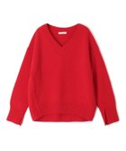 【トゥモローランド/TOMORROWLAND】のラムカシミヤ Vネックプルオーバー 人気、トレンドファッション・服の通販 founy(ファニー) ファッション Fashion レディースファッション Fashion for Women トップス・カットソー Cut & Sew Tops カジュアルプルオーバー・ニットトップス Pullovers & Knit Tops / Casual Pullovers Vネックトップス V-Neck Tops / V-Cut Neckline Shirts おすすめ Recommended / Our Picks シンプル Simple, Minimal スリット Slit, Slit Detail スリム Slim, Slim Fit リラックス Relax, Relaxed Fit 定番 Standard, Basic Item thumbnail 35 レッド|ID: prp329100004764579 ipo3291000000034967083