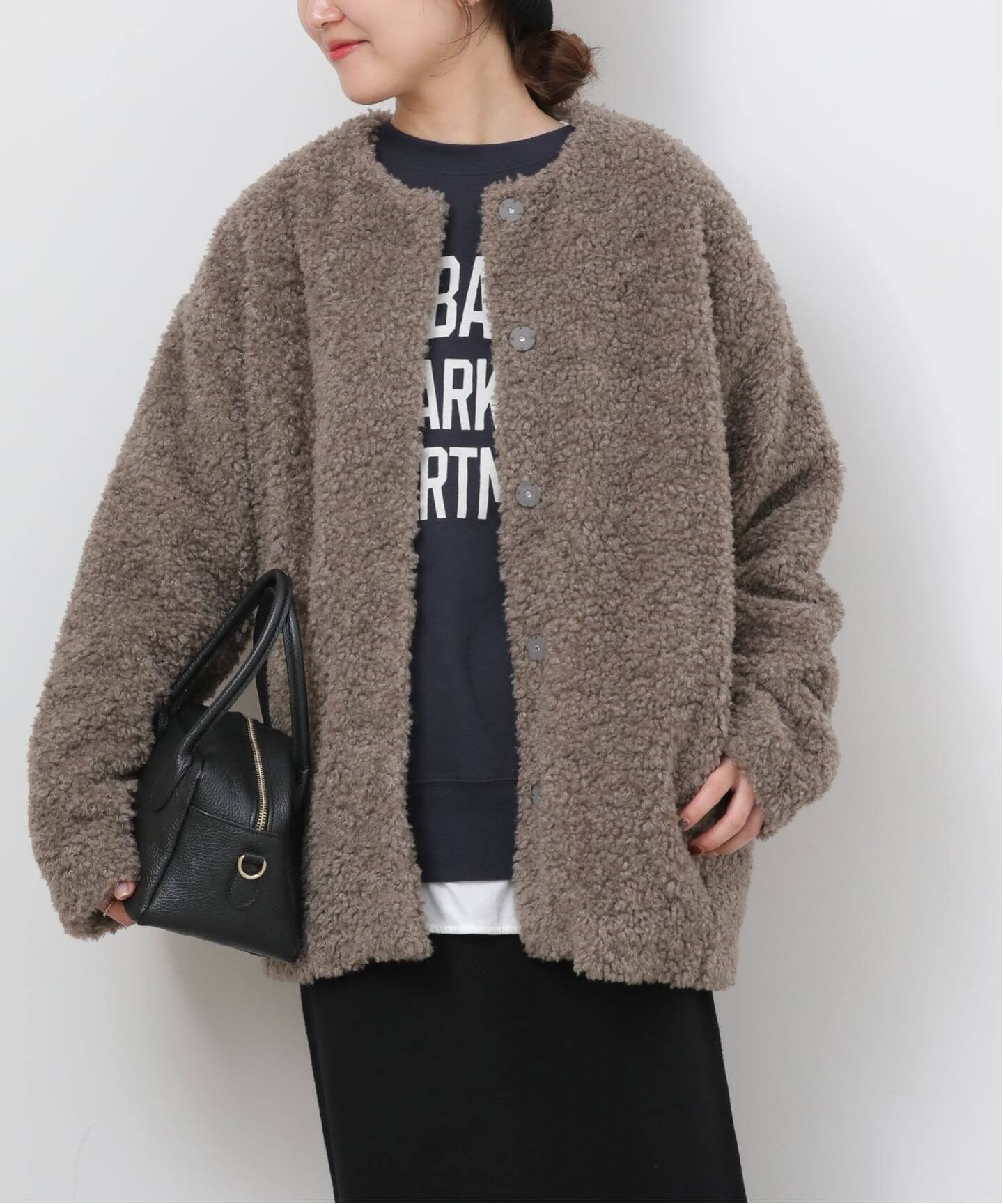 【ジャーナルスタンダード レリューム/JOURNAL STANDARD relume】の《追加》ボアカラーレスジャケット 人気、トレンドファッション・服の通販 founy(ファニー) ファッション Fashion レディースファッション Fashion for Women アウター Coat / Outerwear Collection レディースジャケット・軽アウター Jackets 2025年 2025 2025-2026秋冬・A/W Autumn/Winter 2025–26 AW25–26 コクーン Cocoon, Cocoon Silhouette ジャケット Jacket, Outerwear フロント Front, Front Design 冬 Winter / This Winter 軽量 Lightweight, Ultra Light other-1|ID: prp329100004764607 ipo3291000000034494028