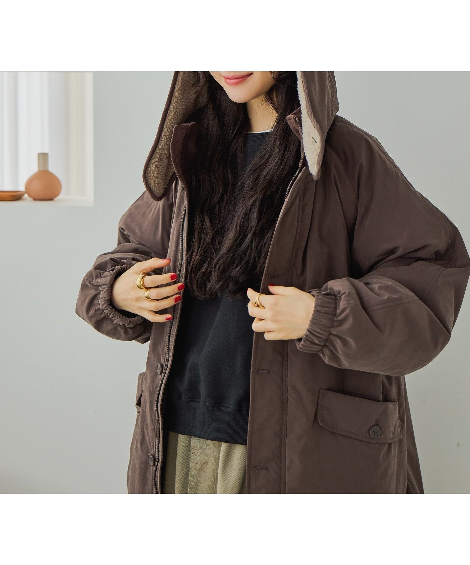 【ニコアンド/niko and】の【撥水加工】アライドふんわりモンスターパーカー インテリア・キッズ・メンズ・レディースファッション・服の通販 founy(ファニー) ファッション Fashion レディースファッション Fashion for Women トップス・カットソー Cut & Sew Tops レディースパーカー・カジュアルフーディー Casual Hoodies & Sweatshirts アウトドア Outdoor Clothing カリフォルニア California, Cali Style 切替 Switching, Contrast Panel 軽量 Lightweight, Ultra Light シンプル Simple, Minimal スポーティ Sporty, Casual Athletic パーカー Hoodie, Parka おすすめ Recommended / Our Picks ブラウン|ID: prp329100004764617 ipo3291000000034714034