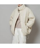 【ナノ ユニバース/nano universe】の撥水加工・機能中綿 2wayベスト スタンドジップブルゾン ベージュ|ID:prp329100004764620